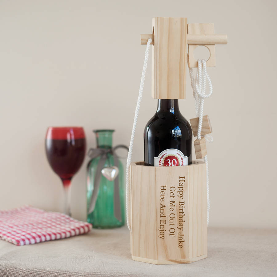 Personalised All Bottled Up Wine Puzzle By