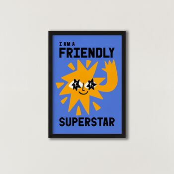 Superstar Affirmation Art Print, 4 of 8