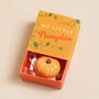 Tiny Matchbox Ceramic Pumpkin Token, thumbnail 1 of 3