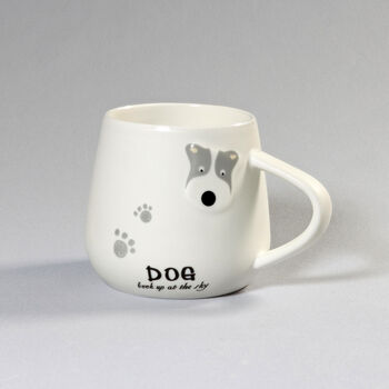 G Decor Dog Ceramic Coffee Tea Mug With Matching Lid, 8 of 11