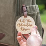 Let The Adventure Begin, Engraved Luggage Tag, thumbnail 1 of 7