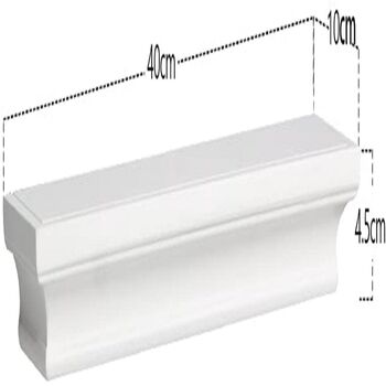 Set Of Two White Floating Wall Shelves Storage, 2 of 8