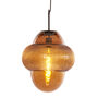 Florence Amber Glass Pendant Light, thumbnail 1 of 5