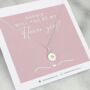 Sterling Silver Flower Girl Necklace Wedding Gift Set, thumbnail 1 of 7