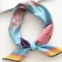 Funny Colourful Cat Lover Gifts Cute Scarf, thumbnail 2 of 8