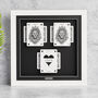 Personalised Gay Couples Gift Royal Lion Playing Cards Frame, thumbnail 6 of 9