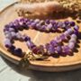 Amethyst And Agate Zodiac Crystal Necklace, thumbnail 4 of 10