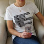 Personalised Percentage Items Lady Fit T Shirt, thumbnail 1 of 5