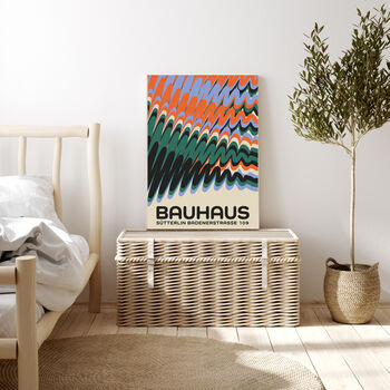Bauhaus Mid Century Vintage Art Print, 4 of 4
