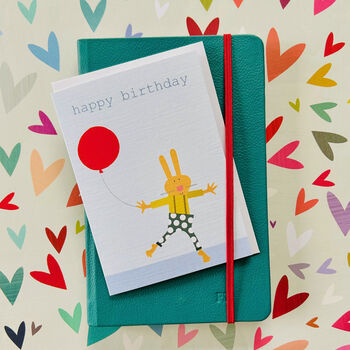 Bunny Happy Birthday Card, 3 of 4