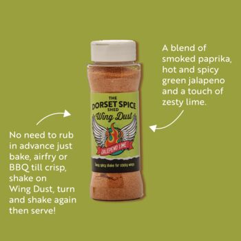 Dorset Spice Shed Jalapeno Lime Tangy Spicy Wing Dust, 2 of 2