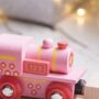 Pink Train With Personalised Track, thumbnail 3 of 3