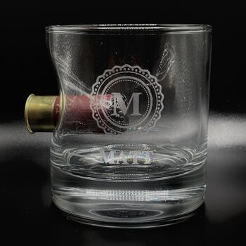 Personalised Shotgun Whisky Glass, 5 of 8