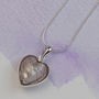 Handmade Silver Murano Glass Heart Pendant, thumbnail 11 of 12