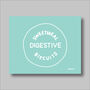 Digestive Biscuit Print Four Colour Options, thumbnail 9 of 10