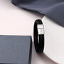 Personalised Initials Leather Bracelet For Men, thumbnail 1 of 3