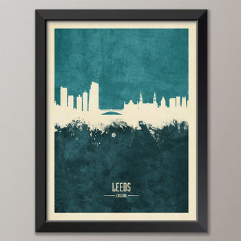 Leeds Skyline Print And Box Canvas, 4 of 6