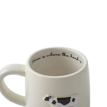 Bramble Farm Dairy Cow Stoneware Mug In Gift Box, 4 of 6