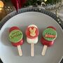 Personalised Christmas Trio Of Cakesicles, thumbnail 2 of 12