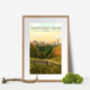 Hampstead Heath London Skyline Travel Poster Art Print, thumbnail 4 of 8