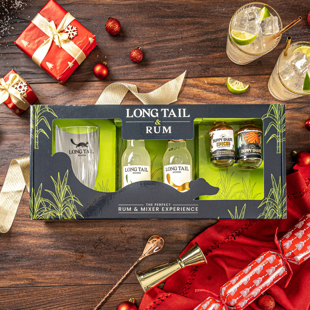 Rum And Mixer Experience Gift Pack By Long Tail Mixers
