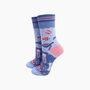 Under The Sea Bamboo Socks In Blue, thumbnail 1 of 4