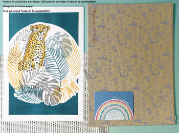 Leopard Jungle A3 Risograph Print, 5 of 5