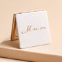 Personalised Script Name Compact Mirror, thumbnail 3 of 6