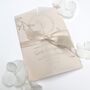 Vellum Wrap D I Y Wedding Invitation Minimalist Leaf, thumbnail 6 of 6