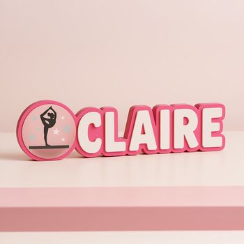 Personalised Gymnast Namesign, 2 of 2