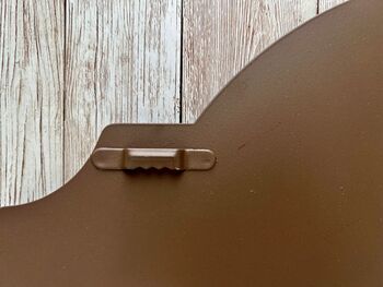 Large 51cm Blue French “Bain Douches” Bath Shower Metal Sign, 6 of 8