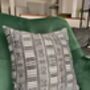 Mud Cloth Cushion Pillow With Insert Boho 18' Square, thumbnail 6 of 7