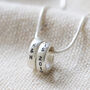 Personalised Sterling Silver Disc Bead Necklace, thumbnail 6 of 9