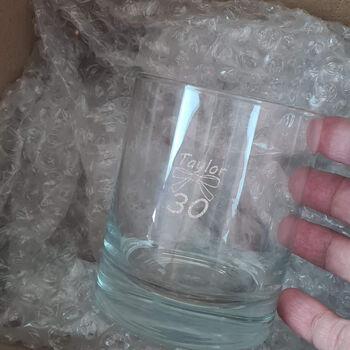 30th Birthday Whisky Glass, 6 of 7