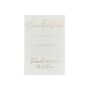 20 Gold Save The Dates Wedding Invitations, thumbnail 2 of 2
