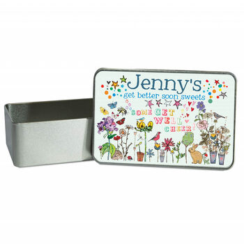 Personalised Get Well Soon Sweet Tin, 2 of 4
