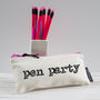 'Pen Party' Pencil Case, thumbnail 2 of 3