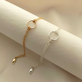 Hammered Circle Bracelet, 2 of 2
