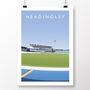 Headingley Cricket Poster, thumbnail 3 of 7