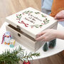 Personalised Jolly Holly Christmas Eve Box, thumbnail 4 of 10