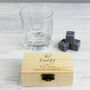 Personalised Number One Whisky Stones And Glass Set, thumbnail 1 of 6