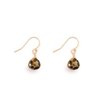 Leopard Jasper Isla Drop Earrings, 2 of 4