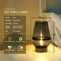 Solid Grey Solid Glass Cordless Table Lamp, thumbnail 9 of 9