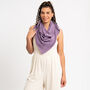 Easy Striped Shawl Knitting Kit, thumbnail 5 of 12