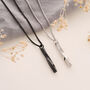 Mens Twist Memorial Necklace, thumbnail 1 of 4