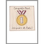 Personalised Gold Medal Congratulations Card, thumbnail 9 of 12