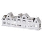 Snowy Townhouses Christmas Candle Holder, thumbnail 2 of 5