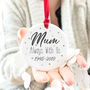 Always With Us Personalised Hanging Ceramic Decoration, thumbnail 1 of 2