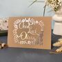Personalised Papercut Good Luck Card, thumbnail 4 of 9
