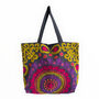 Embroidered Suzani Shoulder Bag In Dark Grey, thumbnail 10 of 12